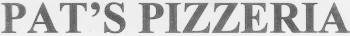 Logo of menu, Pat's Pizzeria in Ithaca, NY